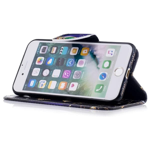 Plånboksfodral iPhone SE (2022) - Guldfjäril