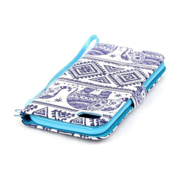 Plånboksfodral Iphone 7 – Indiskt / Elefanter