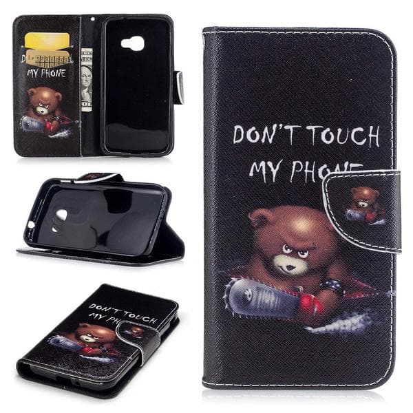 Plånboksfodral Samsung Xcover 4 / 4s - Don’t Touch My Phone