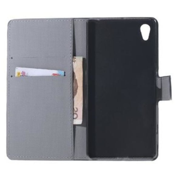 Plånboksfodral Sony Xperia Z3+ / Prickigt med Uggla