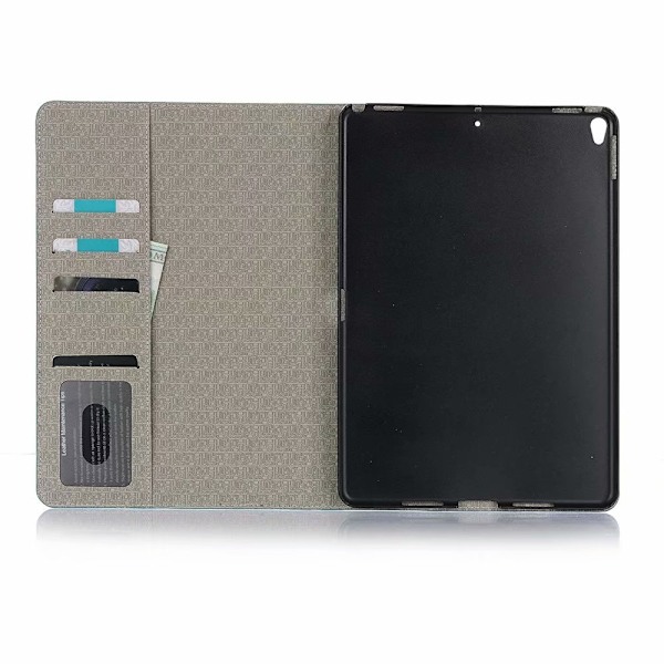 Plånboksfodral iPad Air 10,5" (2019) Krokodilmönster - 5 Färger Blå