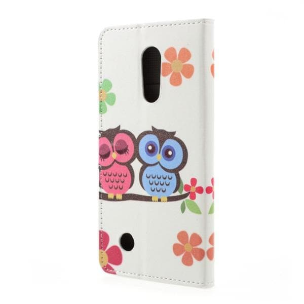 Plånboksfodral LG K10 2017 – Ugglor & Blommor