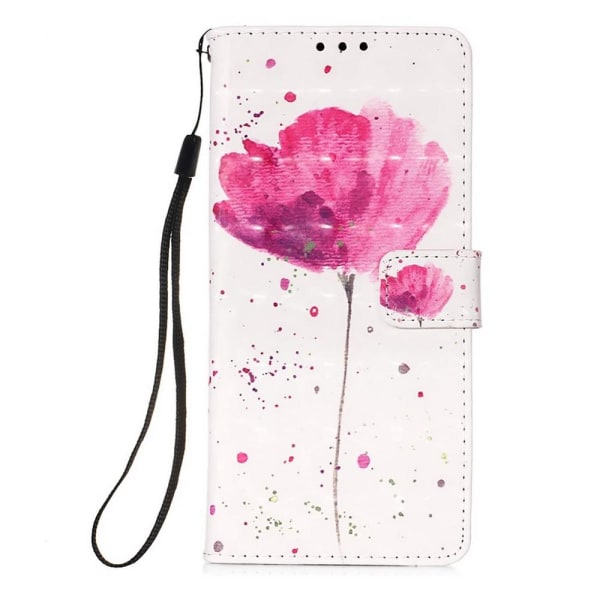 Plånboksfodral Samsung Galaxy S21 – Rosa Blomma