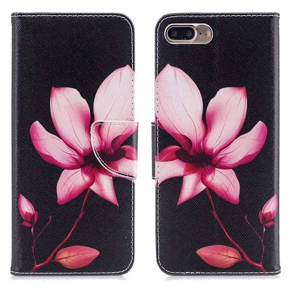 Plånboksfodral Apple iPhone 8 Plus – Rosa Blomma