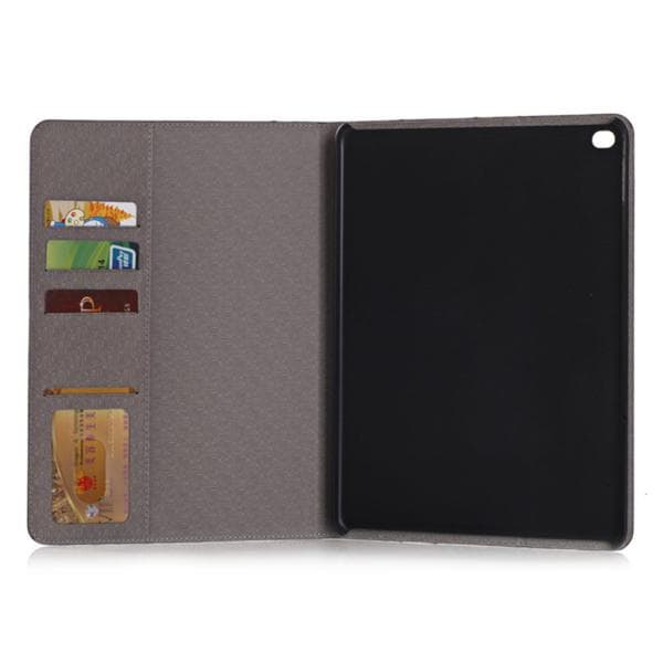 Plånboksfodral Apple Ipad Air 2 - Linjer Brun & Vit