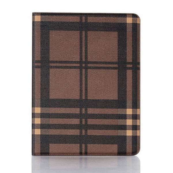 Fodral iPad Air 13" (2025) Rutmönster - Brun