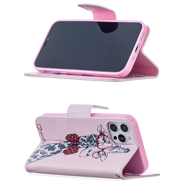 Lompakkokotelo iPhone 15 Pro Max - Kirahvi