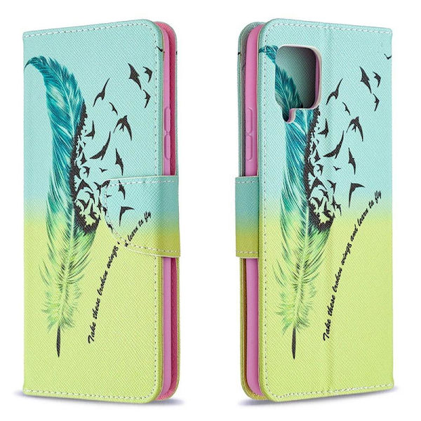 Lompakkokotelo Samsung Galaxy A12 - Take These Broken Wings