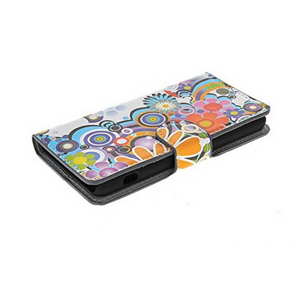 Plånboksfodral Sony Xperia Z3 Compact - Blommor & Cirklar
