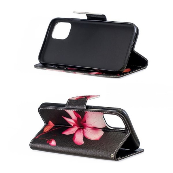 Plånboksfodral iPhone 13 Mini – Rosa Blomma