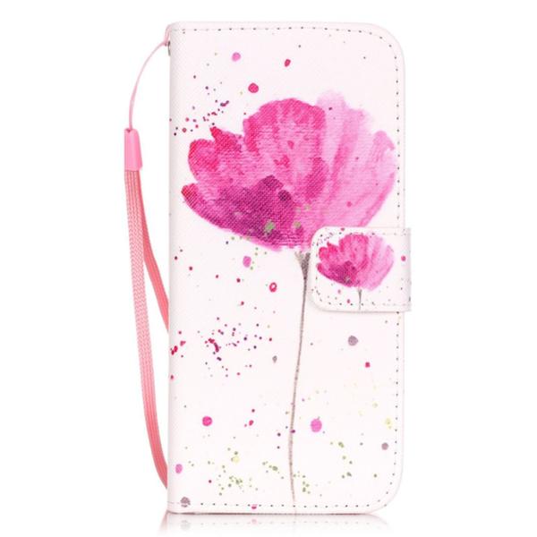 Plånboksfodral Apple iPhone 8 – Rosa Blomma