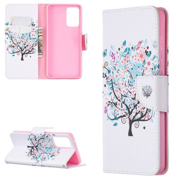 Plånboksfodral Samsung Galaxy A52 / A52s – Färgglatt Träd