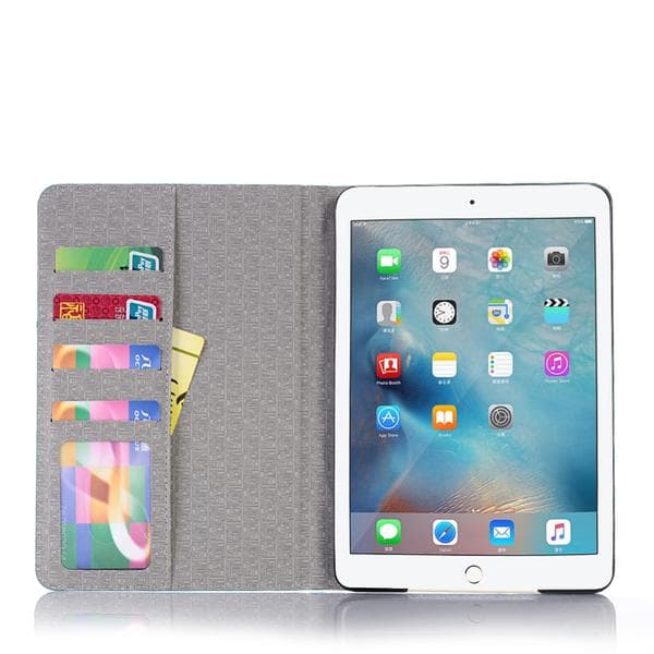 Plånboksfodral iPad Mini 5 (2019) - 5 Färger, Krokodilmönster Turkos