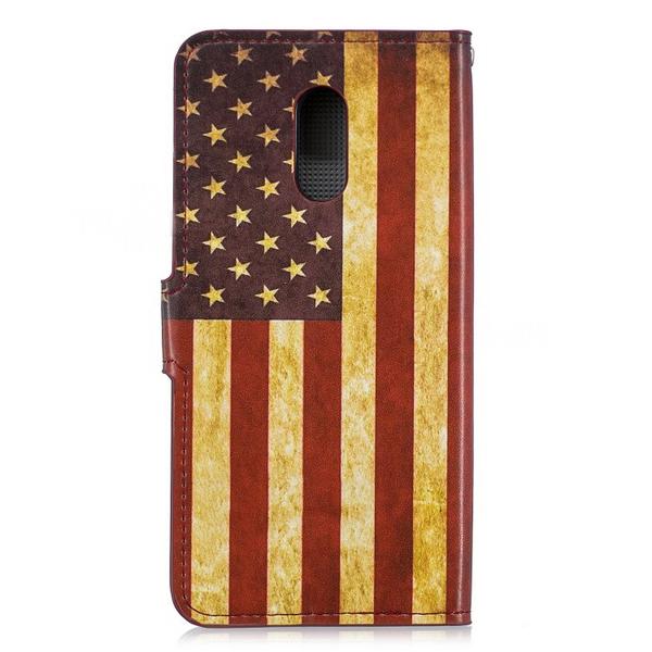 Plånboksfodral OnePlus 6T - Flagga USA