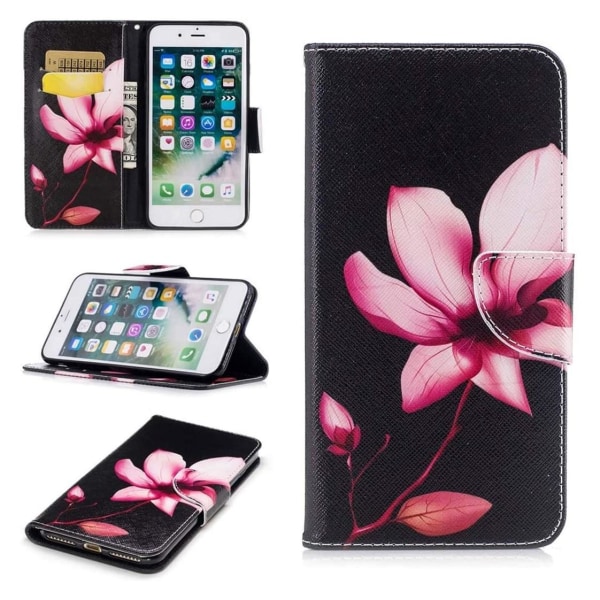 Plånboksfodral Apple iPhone 8 Plus – Rosa Blomma