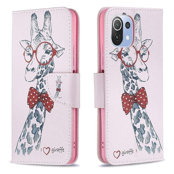 Plånboksfodral Xiaomi Mi 11 Lite - Giraff