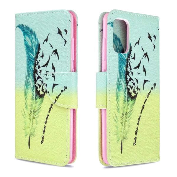 Lompakkokotelo Samsung Galaxy A41 - Take These Broken Wings