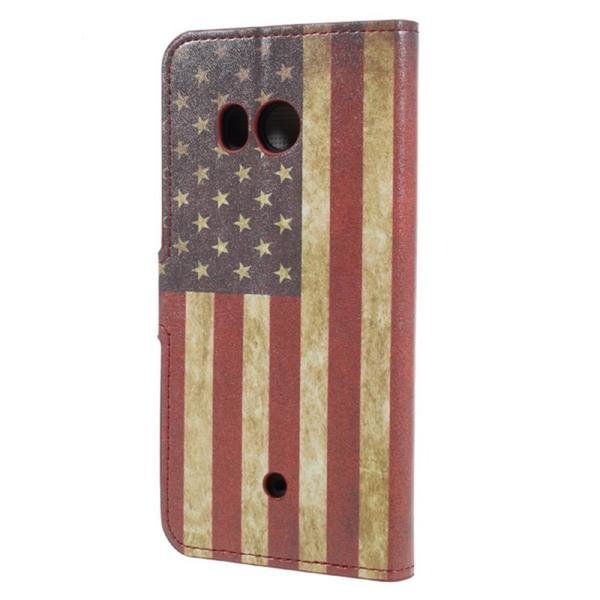 Plånboksfodral HTC U11 - Flagga USA