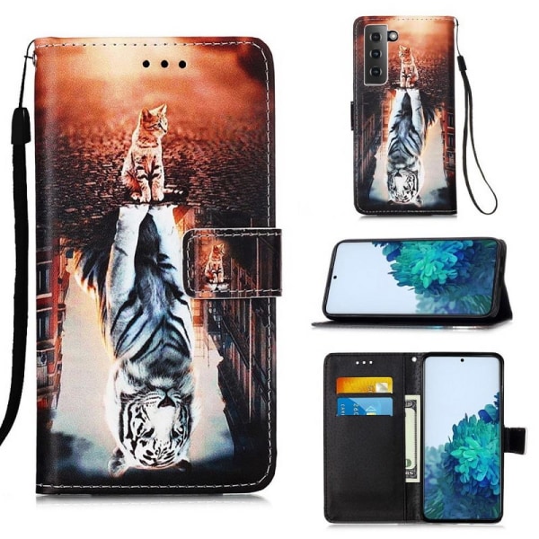 Plånboksfodral Samsung Galaxy S21 - Reflektion