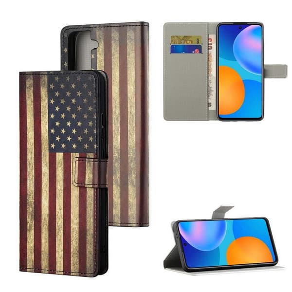 Lompakkokotelo Samsung Galaxy S21 FE - USA:n Lippu