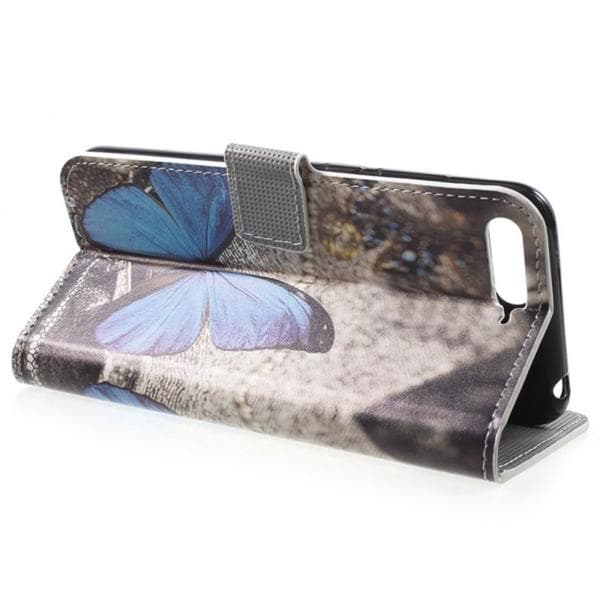 Plånboksfodral Huawei Y6 2018 - Blå Fjäril