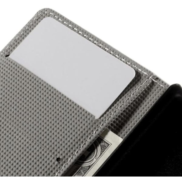 Plånboksfodral Sony Xperia X Performance - Vit med Fjärilar