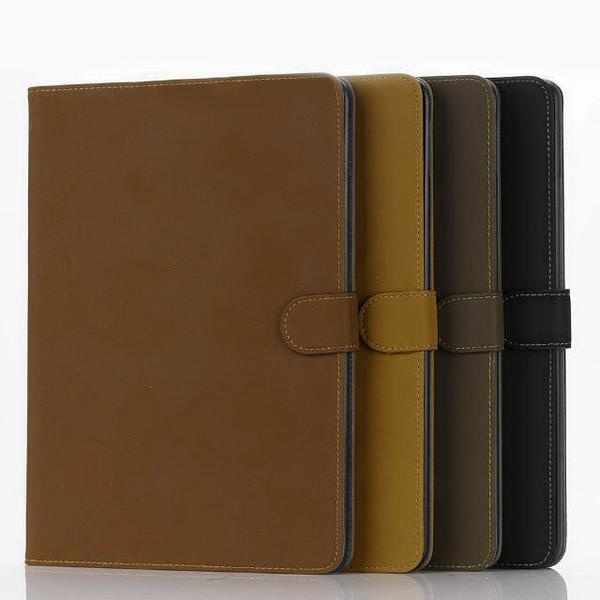 Fodral Mocka/Läder iPad Air 10.5" (2019) - Retro, 4 Färger Brun/Kastanjebrun