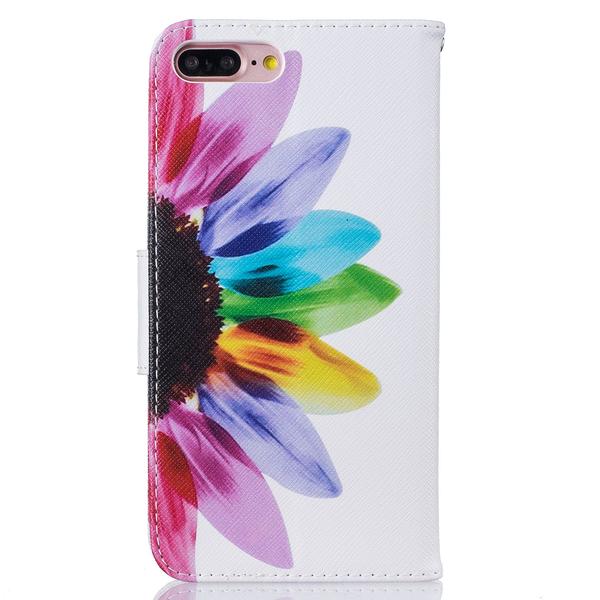 Plånboksfodral Apple iPhone 7 Plus – Färgglad Blomma