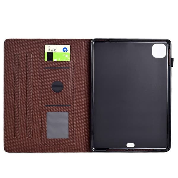 Fodral iPad Air (2024) M2 Vävmönster - Brun