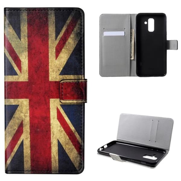 Plånboksfodral Samsung Galaxy A6 Plus - Flagga UK