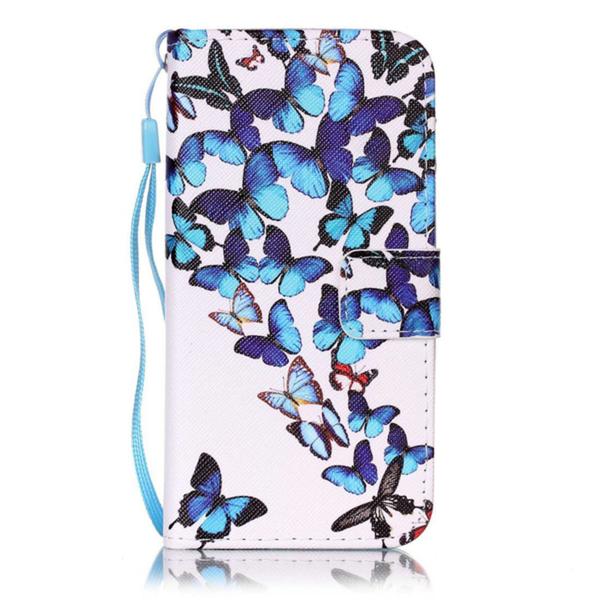 Plånboksfodral Apple iPhone 8 - Fjärilar