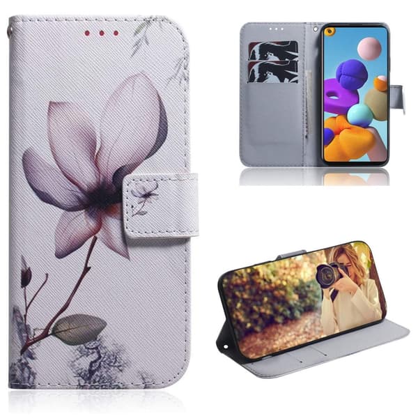 Lompakkokotelo Samsung Galaxy A21s - Magnolia
