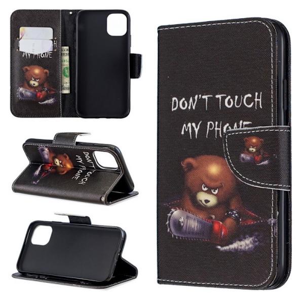 Lompakkokotelo iPhone 15 - Don't Touch My Phone