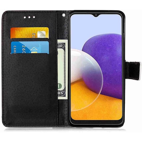 Plånboksfodral Samsung Galaxy A22 5G – Katter