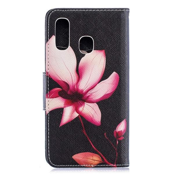 Lompakkokotelo Samsung Galaxy A20e - Vaaleanpunainen Kukka