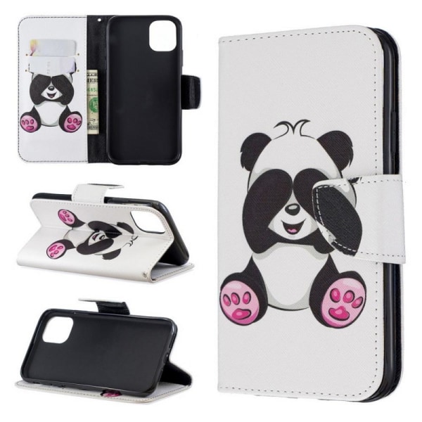 Lompakkokotelo iPhone 13 Mini - Panda