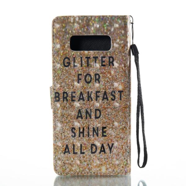 Plånboksfodral Samsung Galaxy Note 8 – Eat Glitter And Shine