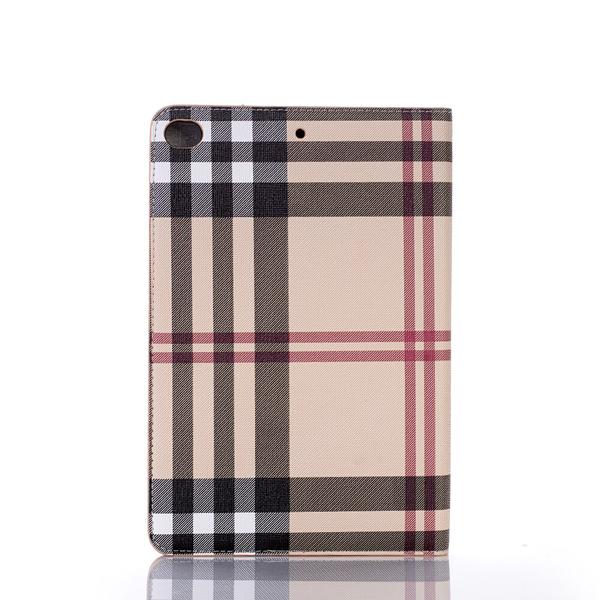 Plånboksfodral iPad Mini 5 (2019) - Rutmönster, 3 Färger Brun