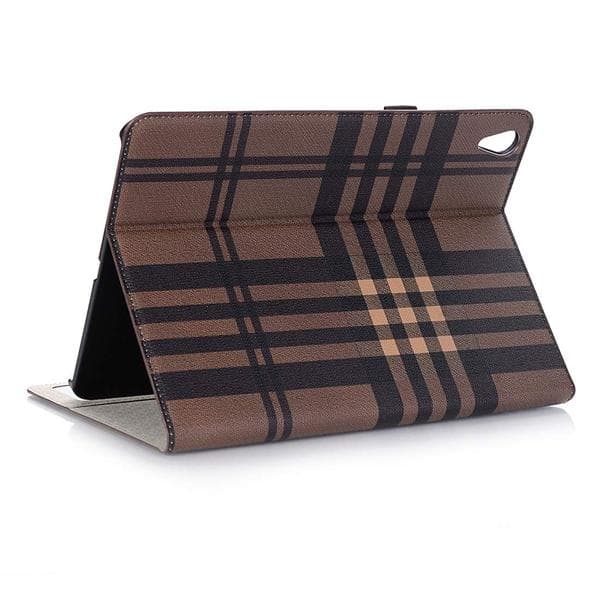 Plånboksfodral iPad Pro 11 (2018) - Rutmönster, 3 Färger Svart
