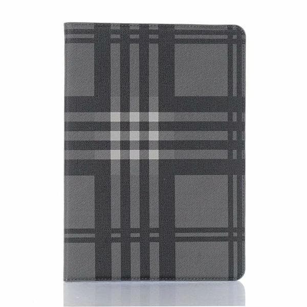 Plånboksfodral iPad Air (2019) 10.5" - Rutmönster, 3 Färger Brun