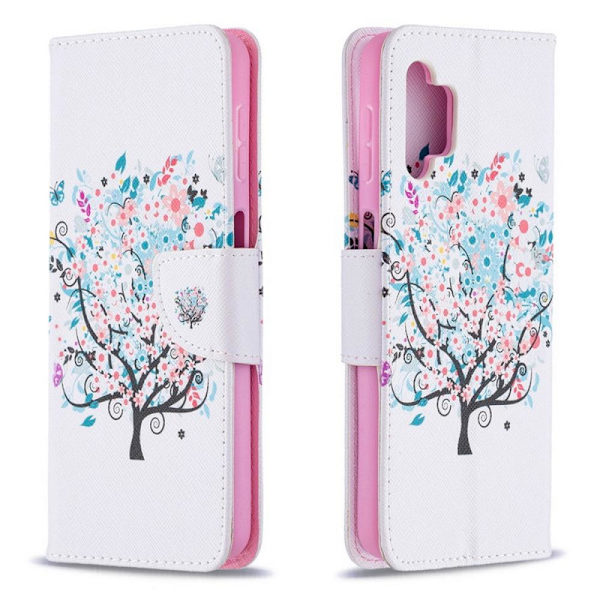 Lompakkokotelo Samsung Galaxy A03 - Värikäs Puu