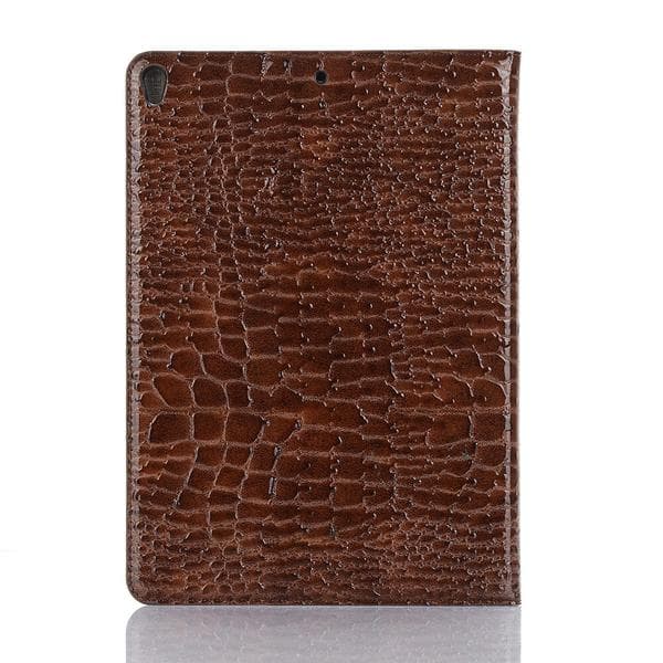 Plånboksfodral iPad Air (2019) 10.5" - Krokodilmönster, 7 färger Brun