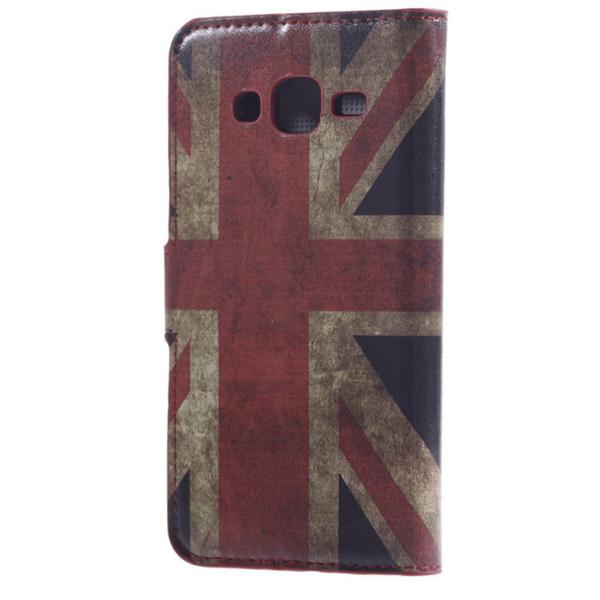 Plånboksfodral Samsung Galaxy J1 (2016) - Flagga UK