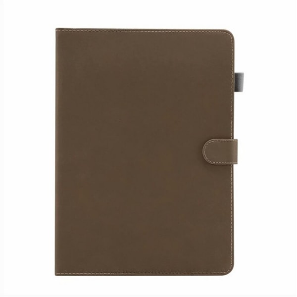 Plånboksfodral iPad 10,2" (2020) Rutmönster - 3 Färger Mörkbrun