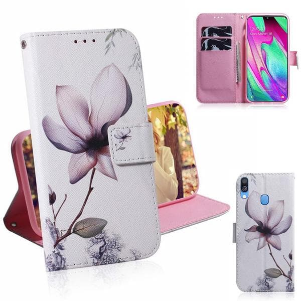 Lompakkokotelo Samsung Galaxy A20e - Magnolia