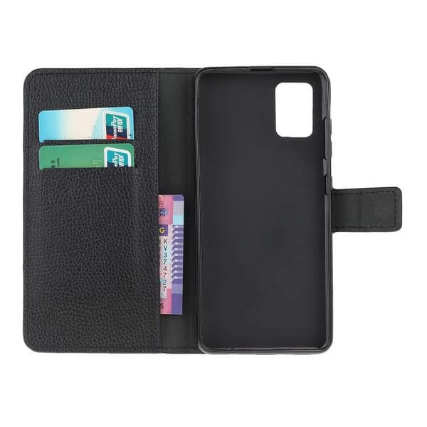 Lompakkokotelo Samsung Galaxy A02s - Musta