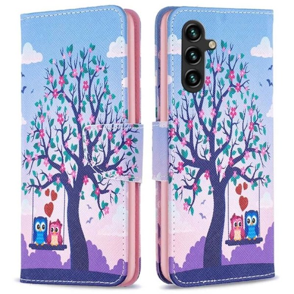 Plånboksfodral Samsung Galaxy S25 Plus - Ugglor på Gunga