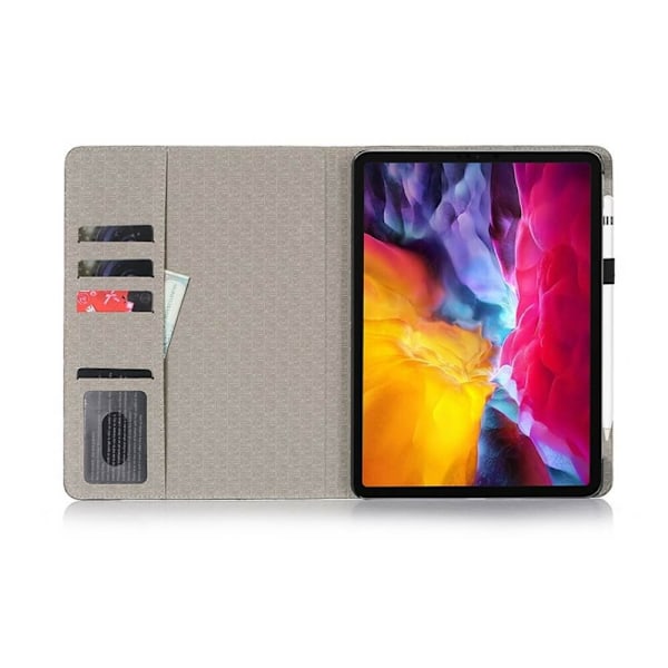 Fodral iPad Pro 12,9" (2021-2022) Krokodilmönster - 4 Färger Blå