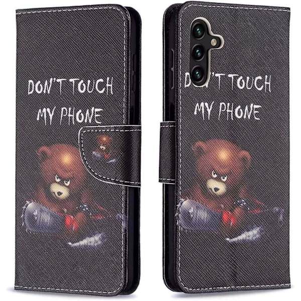 Lompakkokotelo Samsung Galaxy A54 - Don't Touch My Phone