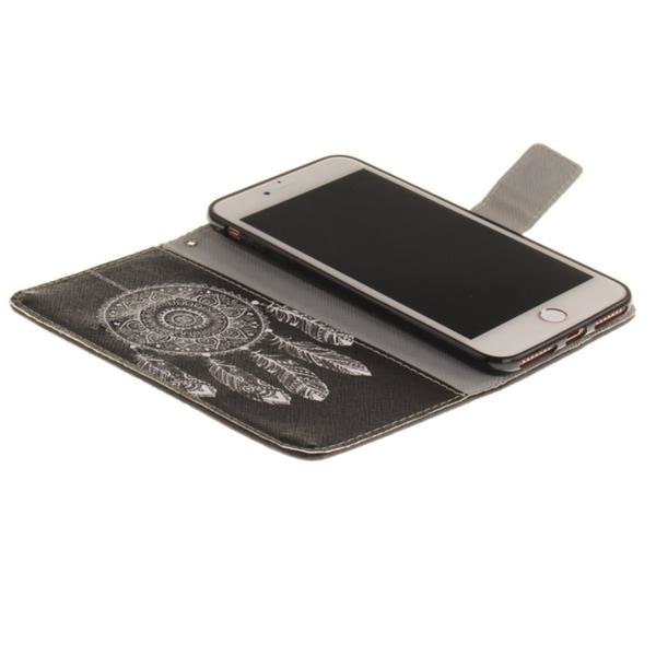 Plånboksfodral iPhone 8 Plus – Drömfångare Vit/Svart
